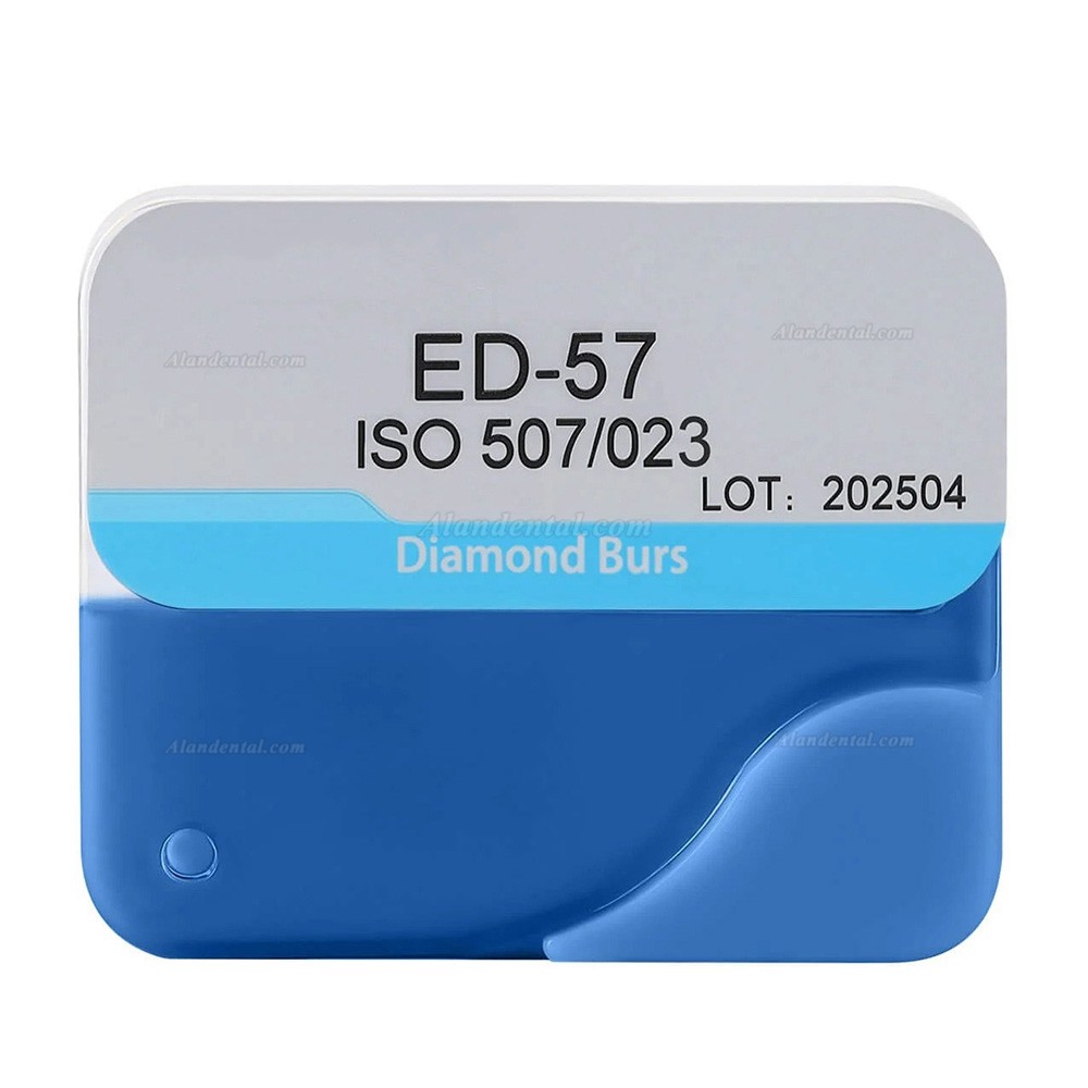 5pcs/Box Dental Diamond Bur (Grit Fine/Extra Fine/Medium)